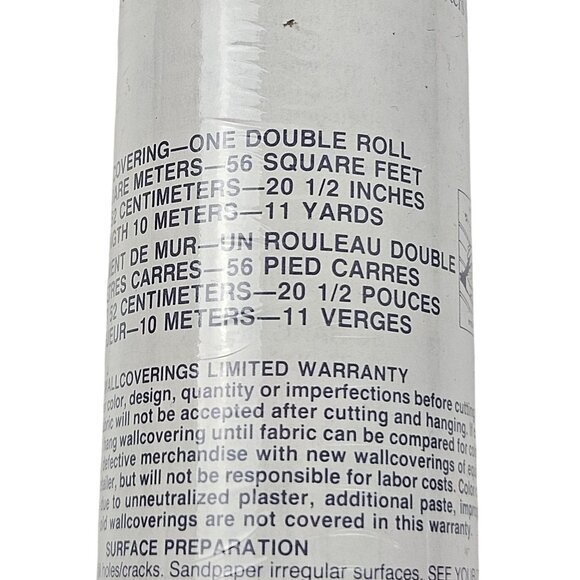 York HC1142 R-01 Wallpaper Textured Green Brown Woven Look Vintage USA 2 Rolls - Picture 5 of 10